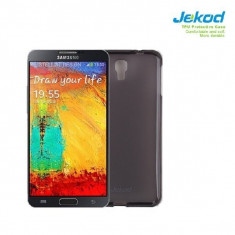 HUSA NOTE 3 NEO GALAXY SAMSUNG N750 NEAGRA SIGILATA ORIGINALA JEKOD SILICON TPU MAT CALITATEA BUNA A MATERIALULUI A FINISAJELOR + LIVRARE GRATUITA foto