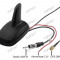 Antena SHARK, radio AM/FM, GPS, cu amplificator, 12V, conector SMA-A - 001123