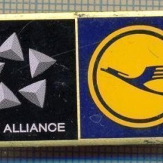 1705 INSIGNA AVIATIE -STAR ALLIANCE, este prima și cea mai mare alianță de companii aeriene din lume, lansată la 14 mai 1997 -starea care se vede