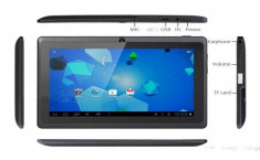 TABLETA 7 INCH IEFTINA DUAL CORE ALLWINNER A23 1.5 GHZ / 512 MB RAM / 4GB MEMORIE INTERNA ANDROID 4.2 - GARANTIE 12 LUNI + Husa Tip Carte foto