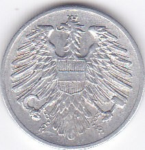 Moneda Austria 2 Groschen 1951 - KM#2876 VF+