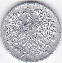 Moneda Austria 2 Groschen 1950 - KM#2876 VF+ foto