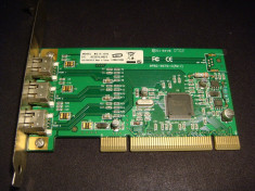 Placa pci Fireware Aten IC-1394 3 sloturi fireware (placa captura) foto