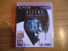 JOC PS3 ALIENS COLONIAL MARINES ORIGINAL / STOC REAL in Bucuresti / by DARK WADDER foto