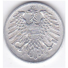 Moneda Austria 2 Groschen 1954 - KM#2876 VF+