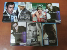 LOT 7 CASETE PARFUM DE 20 ML-BARBAT ,PRET DE FABRICA! PRET PER LOT 7 BUC,CELE DIN IMAGINE,LOT 8 foto