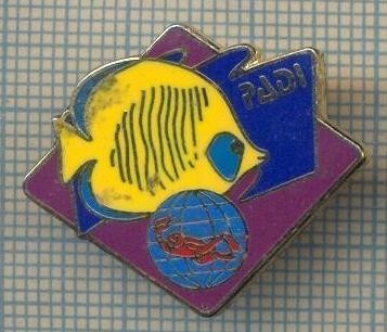 1703 INSIGNA SCAFANDRI -Professional Association of Diving Instructors -Asociația Profesională a Instructorilor de Scufundari -starea care se vede foto