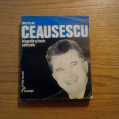 NICOLAE CEAUSESCU - Biografie si texte selectate - Michel-P. Hamelet -1971