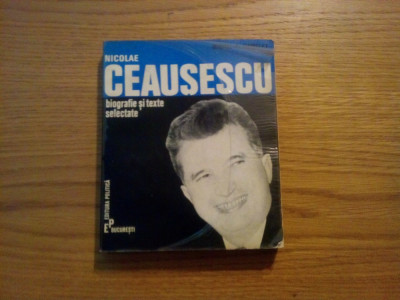 NICOLAE CEAUSESCU - Biografie si texte selectate - Michel-P. Hamelet -1971 foto
