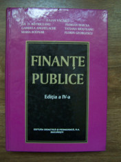 FINANTE PUBLICE, editia a 4-a, 2004 - IULIAN VACAREL foto