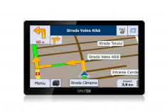 GPS Auto 7&amp;quot; NAVITEK Premium NAVIGATIE Auto Taxi Tir Camion ECRAN URIAS 7&amp;quot; HD Smart GPS Procesor Rapid A7+ Multimedia IGO Primo 3D Full EU+RO Ver Colet foto