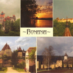 Carte Postala Romania CP RO011 - Colaj monumente medievale