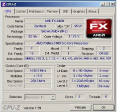 AMD FX 6100 Six-core + cooler skt AM3+ foto