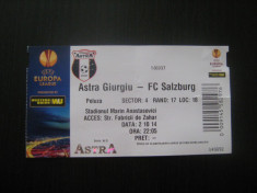 Astra Giurgiu - FC Salzburg (2 octombrie 2014) foto