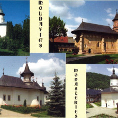 Carte Postala Romania CP RO004 - Colaj manastiri din Moldova