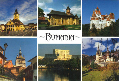 Carte Postala Romania CP RO003 - Colaj foto