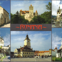 Carte Postala Romania CP RO007 - Colaj monumente Transilvania