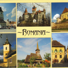 Carte Postala Romania CP RO006 - Colaj monumente Transilvania