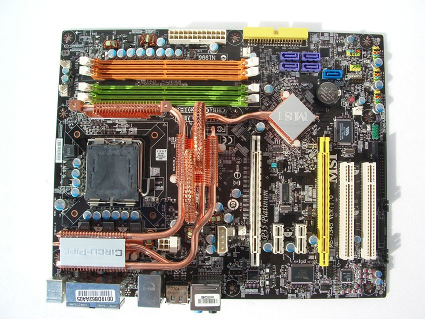 Vand super Placa de baza MSI Intel P35 Platinum MS-7345 VER: 1.1, LGA 775,  4xDDR2, 2x PCI-express | arhiva Okazii.ro