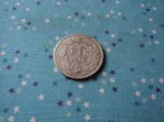 M. 1 franc 1875 Elvetia, argint foto