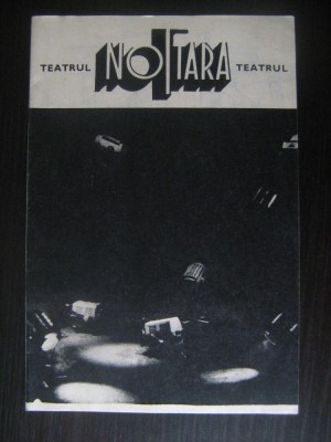 Program Teatrul Nottara - repertoriul teatrului (stagiunea 1981-1982) foto