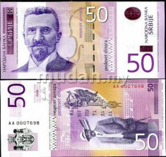 serbia 50 Dinari 2011 unc foto