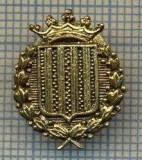 1800 INSIGNA HERALDICA INTERESANTA(cu talpa)- SPORTIVA? -PRODUCATOR GICAR -BARCELONA - SPANIA -starea care se vede