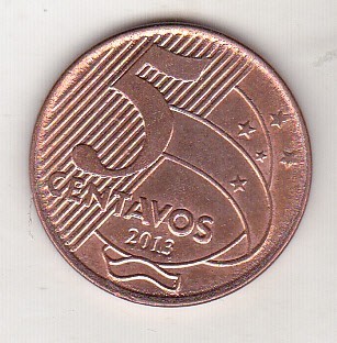 bnk mnd Brazilia 5 centavos 2013 , personalitati foto