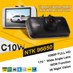 Nou! G10W Novatek NT96650 DVR Auto Camera Video FullHD 1920x1080p 30fps H.264 170&amp;amp;amp;amp;amp;deg; Wide Angle - Senzor Miscare - G Sensor foto