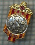 1787 INSIGNA (cu talpa) - JUNTA CENTRAL -FALLERA - VALENCIA -XXV ANIVERSARIO - SPANIA-starea care se vede