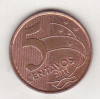 Bnk mnd Brazilia 5 centavos 2011 , personalitati, America Centrala si de Sud