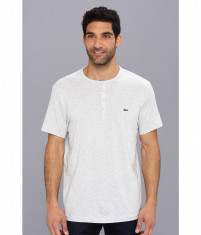 barbati Lacoste S/S Pima Cotton Henley T-Shirt | 100% original | Livrare cca 10 zile lucratoare | Aducem pe comanda orice produs din SUA foto