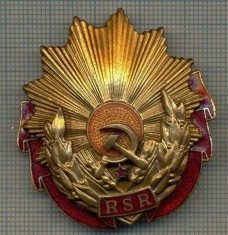 1793 INSIGNA - ORDINUL MUNCII RSR -starea care se vede foto