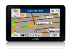 GPS Auto 5&amp;quot; NAVITEK Navigatie TAXI TIR CAMION Ecran 5&amp;quot; HD SmartGPS Procesor Rapid A7 Multimedia IGO Primo Full Europa RO VERIFICARE COL foto