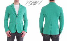 CIRCOLO 1901 ORIGINAL, Sacou TURCOAZ, 2 NASTURI SLIM FIT, STRECH, Colectia &amp;quot;EASY JACKET&amp;quot; Marime 52 (XL). OUTLET Produse NOI REDUSE! foto