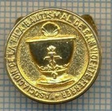 1805 INSIGNA INTERESANTA (cu talpa)- RELIGIOASA -ASOCIACION DE LA PILA BAUTISMAL DE SAN VICENTE FERRER -starea care se vede