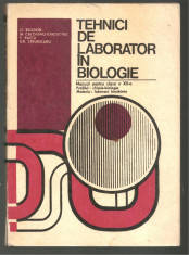 Tehnici de laborator in biologie- manual pentru licee cu profil de chimie-biologie, clasa a XII-a foto