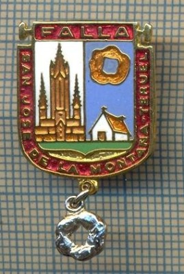 1798 INSIGNA - FALLA SAN JOSE DE LA MONTANA -TERUEL - SPANIA -starea care se vede foto