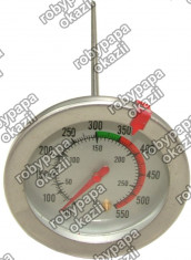 Termometru analogic, cu tija, 280 grade C 05106 foto