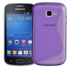 Husa TPU S-LINE Samsung Galxy Trend Lite Fresh S7390 Duos S7392 Purple foto