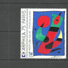 Franta 1974 - PICTURA SUPRAREALISTA de JOAN MIRO, timbru nestampilat, B16