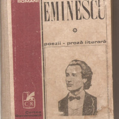 (C5261) POEZII, PROZA LITERARA DE MIHAIL EMINESCU, VOL. 1, EDITURA CARTEA ROMANEASCA, 1978