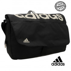 Geanta Adidas Linear Messenger Bag Unisex, Originala , Noua - Import Anglia - Dimensiuni H34cm, W40cm, D13cm foto