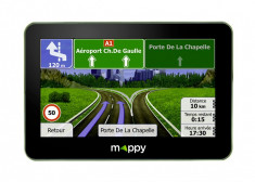 Gps Navigatie Mappy s446 diplay Ultra Slim TFT (gen tableta) 4:3 (10.09cm) 3D, Bluetooth, Real view, full europa foto