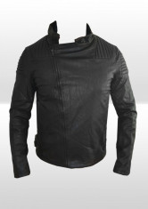 Geaca Piele Ecologica tip Zara Man - Model NOU MOTO JAPAN BOY - Negru - Masuri: S, M, L - LIMITAT ! ! - Cambrata foto