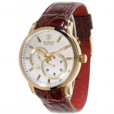 Ceas Automatic 21 Rubine, DeTOMASO CROTONE Gold White, Mecanism CITIZEN - NOU, ORIGINAL foto