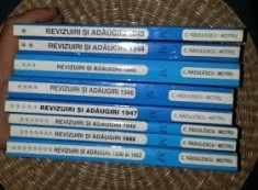 C. R. Motru REVIZUIRI SI ADAUGIRI vol 1-8 set complet foto