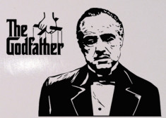 The Godfather_Tatuaj De Perete_Sticker Decorativ_WALL-024-Dimensiune: 35 cm. X 25.2 cm. - Orice culoare, Orice dimensiune foto