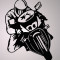 Motociclist_Tatuaj De Perete_Sticker Decorativ_WALL-021-Dimensiune: 35 cm. X 26.6 cm. - Orice culoare, Orice dimensiune