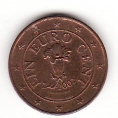 Austria 1 eurocent 2002